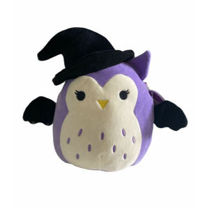 NEW 8” Holly the Witch Owl Kellytoy Squishmallow Plush Halloween 2021